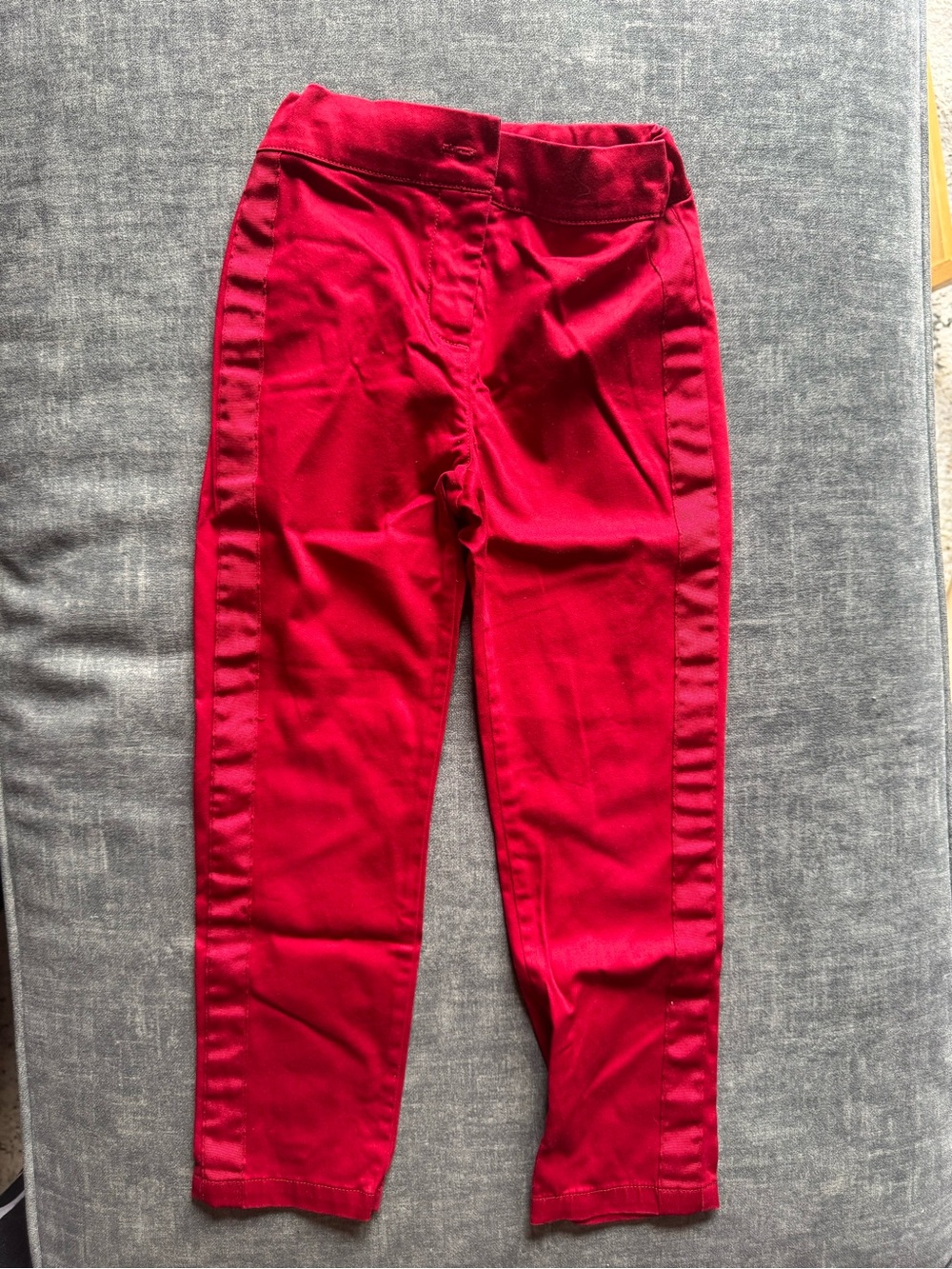 Janie and Jack Bright Red Skinny Pants for Girls